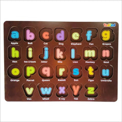 Chocolate mold with colorful letters and words on a white background