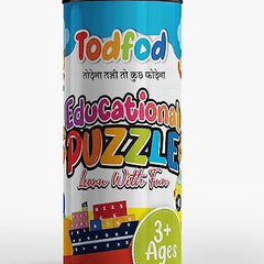 Todfod educational puzzle packaging on a white background