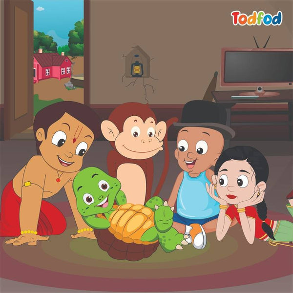 Todfod Wooden Jigsaw Puzzles Chhota Bheem Cartoon Characters For Kids  (54 Pieces)
