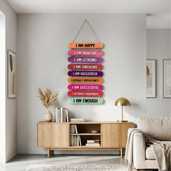TodFod Affirmation Wall Hanging Decor | 24x11 Inch 