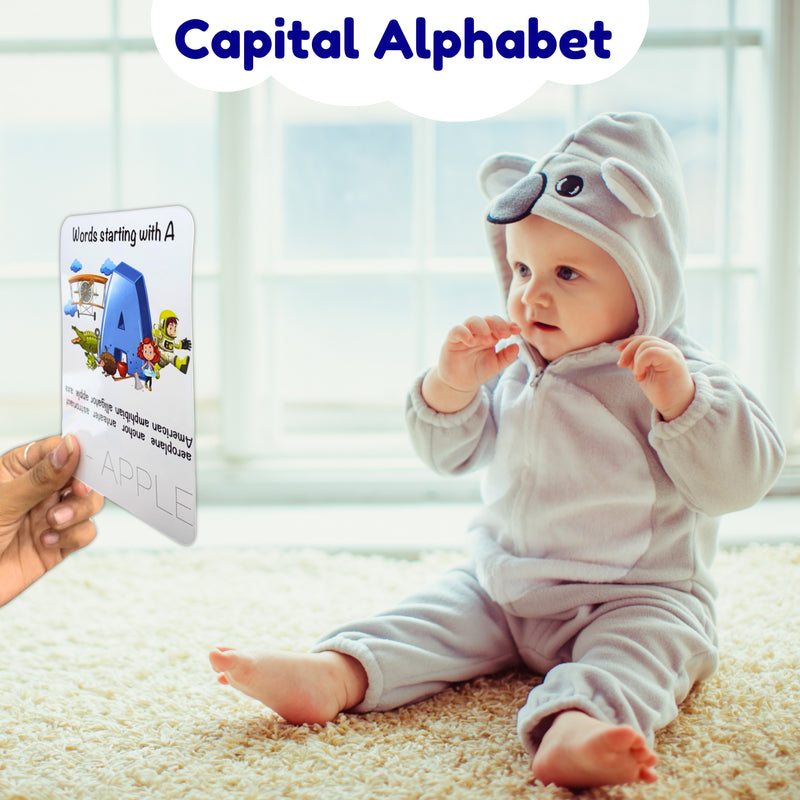 Todfod Re‑Writable Smart Flash Cards for Kids | Alphabet & Animal Learning Cards | Educational Early Learning Toy