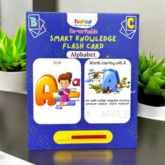 Todfod smart knowledge flash card packaging with educational design on a neutral background