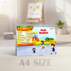 Todfod Bade Natkhat Velcro Learning Book for Toddlers | Hands-On Interactive Educational Activity for Early Learning