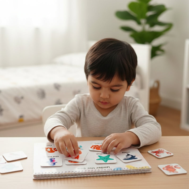 Todfod Bade Natkhat Velcro Learning Book for Toddlers | Hands-On Interactive Educational Activity for Early Learning