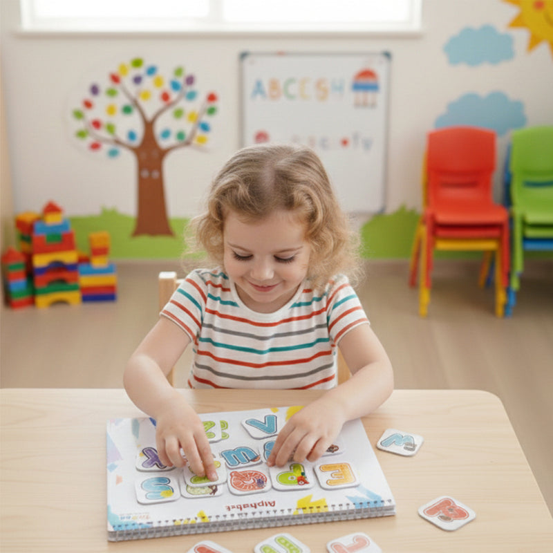 Todfod Bade Natkhat Velcro Learning Book for Toddlers | Hands-On Interactive Educational Activity for Early Learning