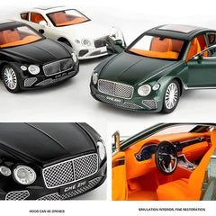 Collage of Bentley cars and interior, showcasing design and features.