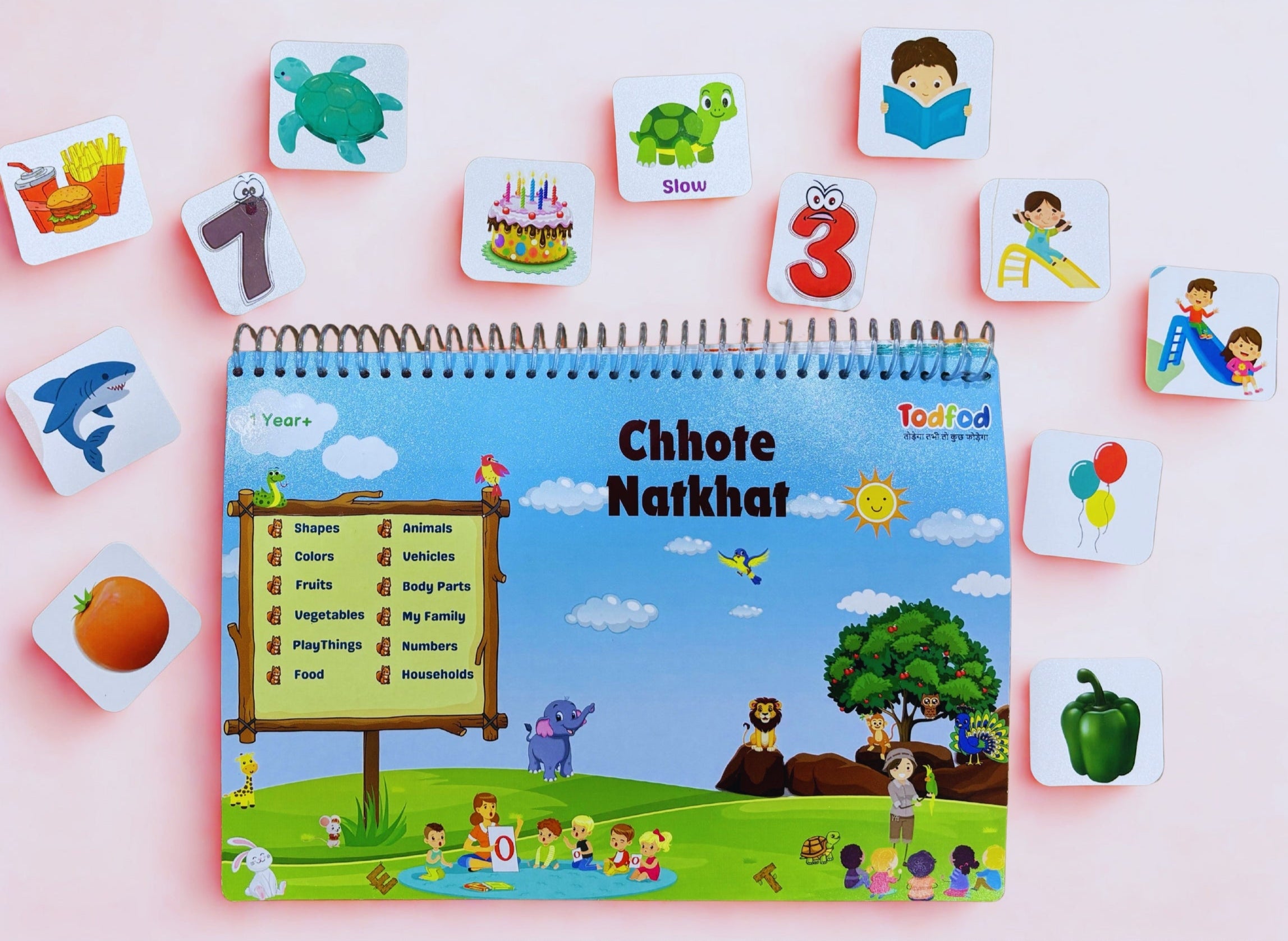 Todfod Chhote Natkhat Early Learning Board Book – Interactive