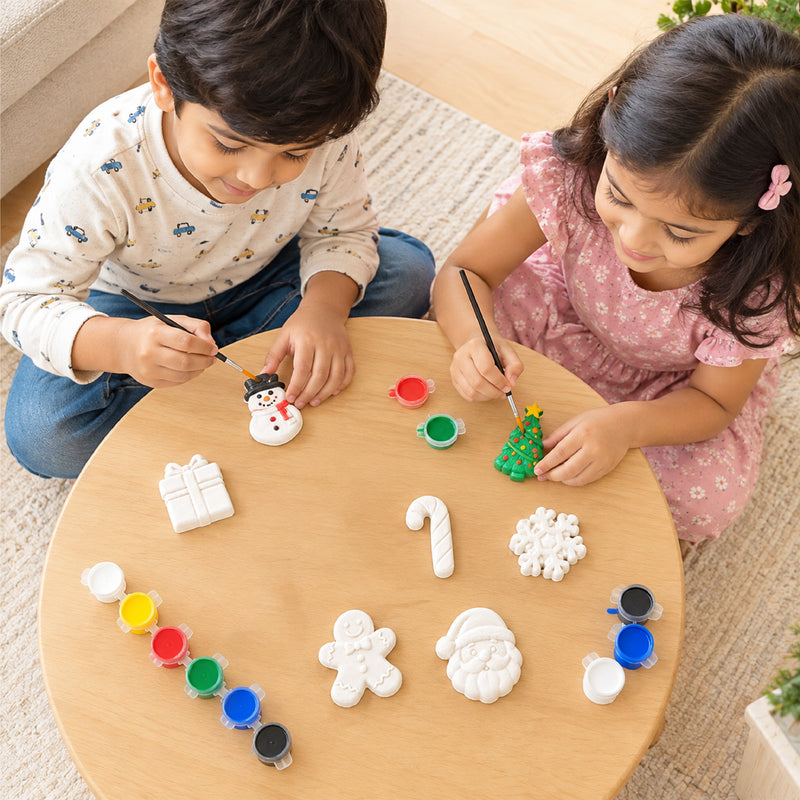 Todfod Christmas POP Plaster DIY Painting Kit | factivity for kids.