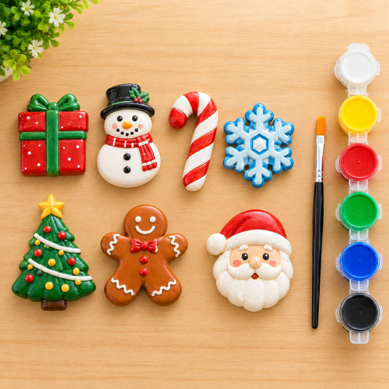 Todfod Christmas POP Plaster DIY Painting Kit | factivity for kids.