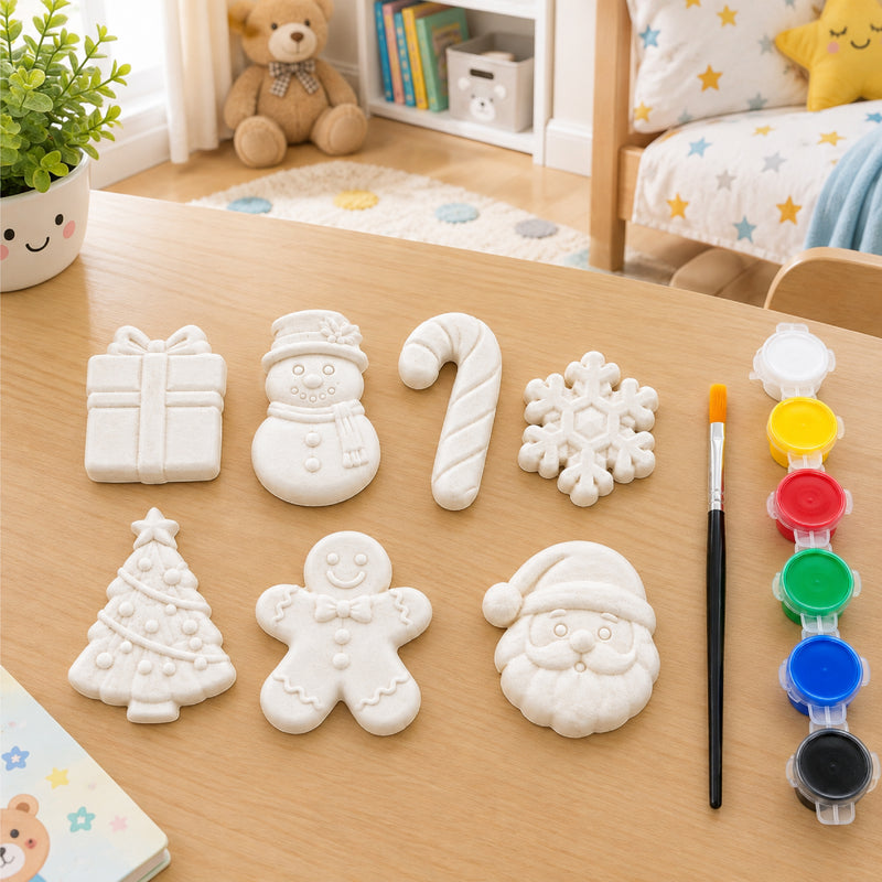 Todfod Christmas POP Plaster DIY Painting Kit | factivity for kids.