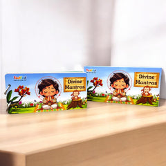 Two boxes of 'Divine Mantras' by Todifed on a wooden surface with a white background
