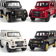 Todfod 1:24 Scale Die-Cast Benz G63 AMG Toy Car for Kids | Pull Back Action Luxury SUV Model with Openable Doors & Lights | Metal Minia | Girls & Boys