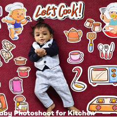 Todfod ABS Kitchen Set for Kids Girls | Large Pretend Cooking Playset with 30+ Accessories, Portable Trolley Toy Kitchen for Role Play & Early