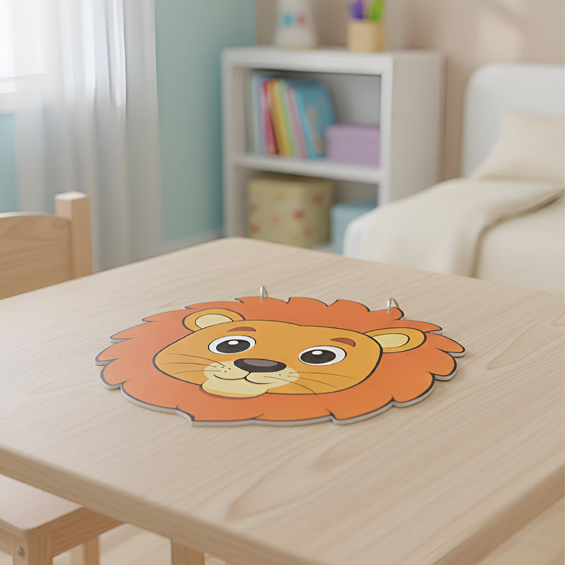 Todfod Lion Shape Writing Book for Kids | Fun Animal Shaped Handwriting Practice Workbook | Preschool Tracing & Drawing Activity Book | Early Learning Educational Book for Toddlers & Nursery Kids