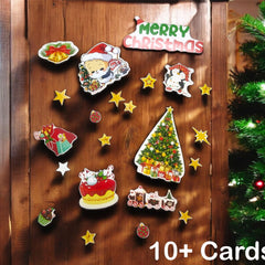 Todfod Christmas Photo Booth Props – Xmas Party Props Set for Kids & Family | Christmas Photoshoot & Holiday Decorations
