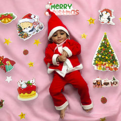 Todfod Christmas Photo Booth Props – Xmas Party Props Set for Kids & Family | Christmas Photoshoot & Holiday Decorations