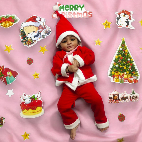 Todfod Christmas Photo Booth Props – Xmas Party Props Set for Kids & Family | Christmas Photoshoot & Holiday Decorations