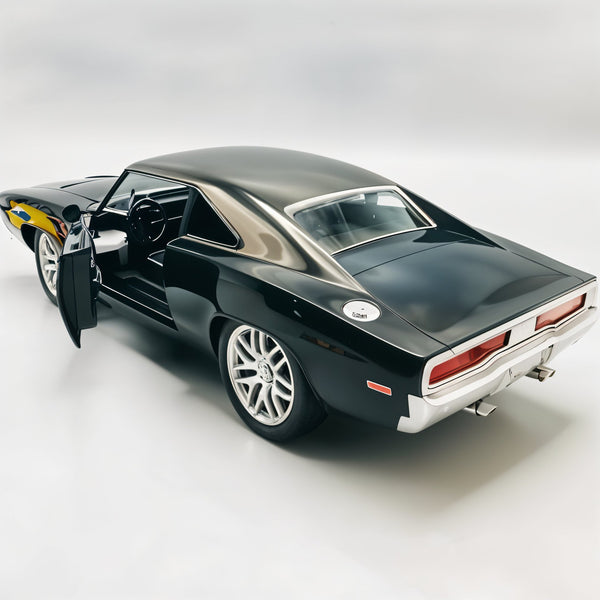 deoxy 1:24 Fast & Furious Dodge Charger Die-cast Metal Car with Lights and Sounds Toys  (Black, Pack of: 1)