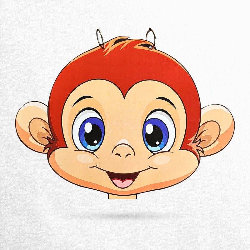Todfod Monkey Shape Writing Book for Kids | Fun Animal Shaped Handwriting Practice Workbook | Preschool Tracing & Drawing Activity Book | Early Learning Educational Book for Toddlers & Nursery Kids