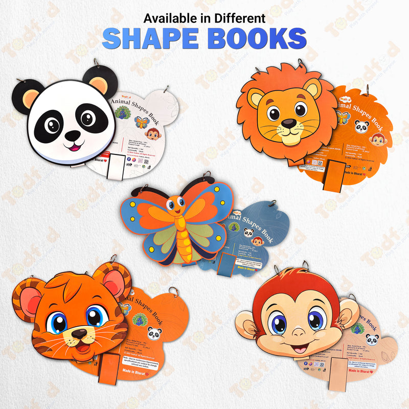 Todfod Peacock Shape Writing Book for Kids | Animal Shaped Handwriting Practice Workbook | Preschool Tracing & Drawing Activity Book | Early Learning Educational Book for Toddlers & Nursery Kids