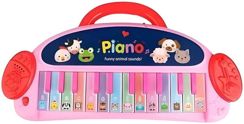 Todfod Funny Animal Piano Toy for Kids | Musical Learning Keyboard with Animal Sounds | Baby & Toddler Educational Music Toy for Early Learning & Sensory Development