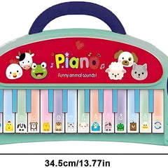 Todfod Funny Animal Piano Toy for Kids | Musical Learning Keyboard with Animal Sounds | Baby & Toddler Educational Music Toy for Early Learning & Sensory Development