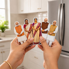 TodFod Politician Members Fridge Magnet Set of 10 | 3 Inch Famous Political Leaders & Icons MDF Wood Magnets