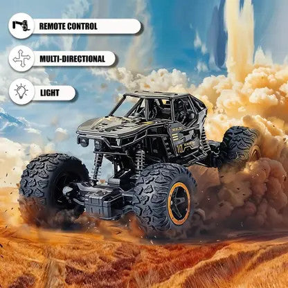 Todfod Off-Road High-Speed Remote Control Rock Crawler Car Toy for Kids – 2.4GHz All-Terrain RC Vehicle with Rechargeable Battery & Durable Suspension