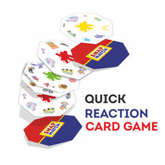 Snap Match Grande Fast-Paced Board Game for Kids & Family | 55 Octa-Cards, Game Board, Pawns & Call Bell | Speed, Pattern Recognition & Observation Skill Game (Ages 4+)