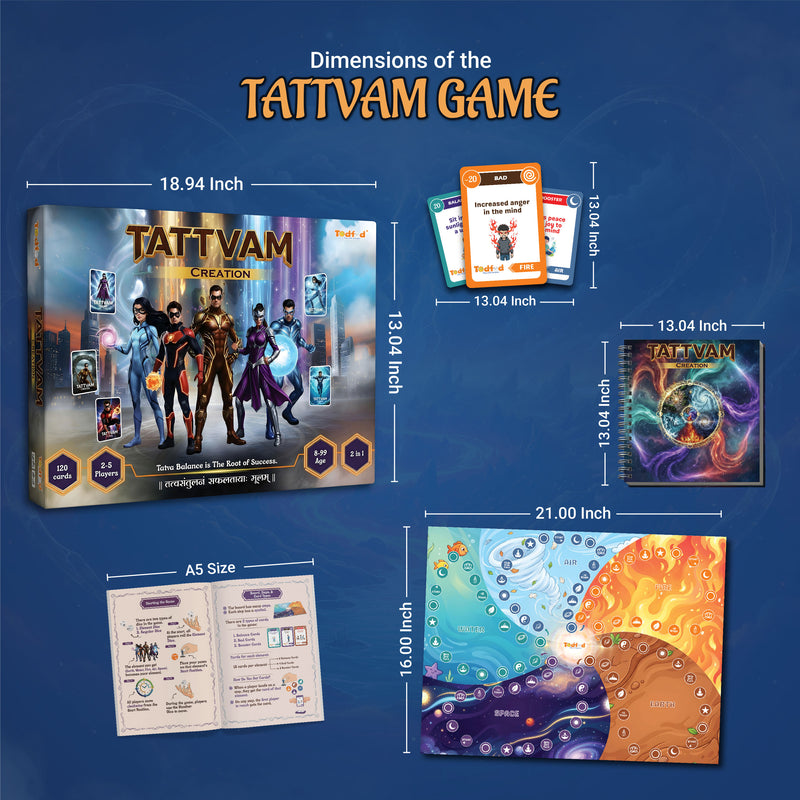 Tattvam Board Game – Strategy Game Based on the 5 Elements