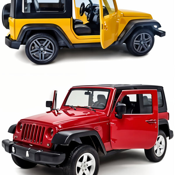 Todfod 1:32 Scale Die-Cast Metal 4x4 Thar Jeep Toy | Pull Back Action, Openable Doors, Realistic Miniature Model, Premium Car Toy for Kids, Gift for Boys & Girls 2+ Years Multicolor