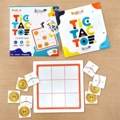 Todfod Kanha Ki Gita Tic Tac Toe Board Game | 2 Player Fun & Educational Strategy Game for Kids 5+ Years
