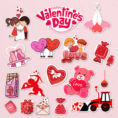 Todfod Valentine’s Day Baby Photography Props Kit (20+ Pieces) | Love Theme Photo Booth Props for Baby Photoshoot, Newborn Photography & Valentine Celebration