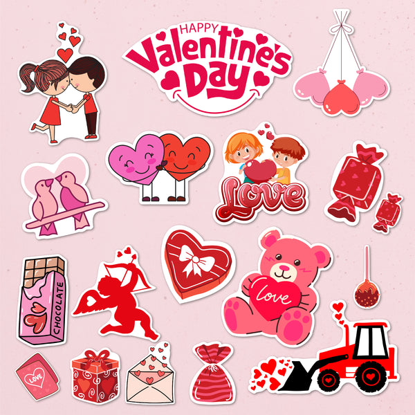 Todfod Valentine’s Day Baby Photography Props Kit (20+ Pieces) | Love Theme Photo Booth Props for Baby Photoshoot, Newborn Photography & Valentine Celebration