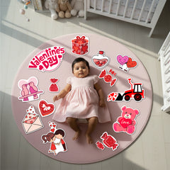 Todfod Valentine’s Day Baby Photography Props Kit (20+ Pieces) | Love Theme Photo Booth Props for Baby Photoshoot, Newborn Photography & Valentine Celebration