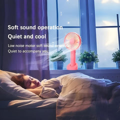 Todfod Mini USB Hand Fan – Portable Rechargeable Handheld Fan for Kids & Adults | Personal Cooling Desk & Travel Fan