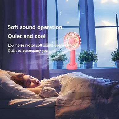 Todfod Mini USB Hand Fan – Portable Rechargeable Handheld Fan for Kids & Adults | Personal Cooling Desk & Travel Fan