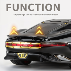 Todfod Mercedes Benz AMG Vision Gran Turismo Diecast Model Car | Scale Alloy Toy with Lights & Sound