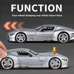 Todfod Mercedes Benz AMG Vision Gran Turismo Diecast Model Car | Scale Alloy Toy with Lights & Sound