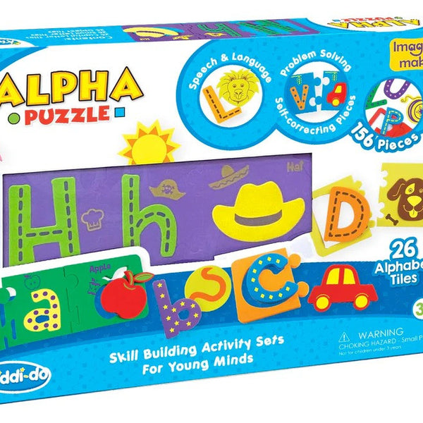 Imagimake Alpha Puzzle | Alphabets for Kids Learning | Educational & Montessori Toys for 3+ Year Old | Fine Motor Skill | Birthday Gifts for Boys & Girls