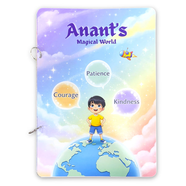 Todfod Personalized Magical Story Book for Kids Age 3 to 8, Custom Name Time Travel Adventure with Moral Lessons, Interactive Learning Keepsake Gift for Boys Girls